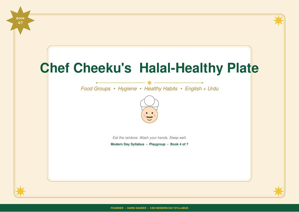 Chef Cheeku's Halal-Healthy Plate